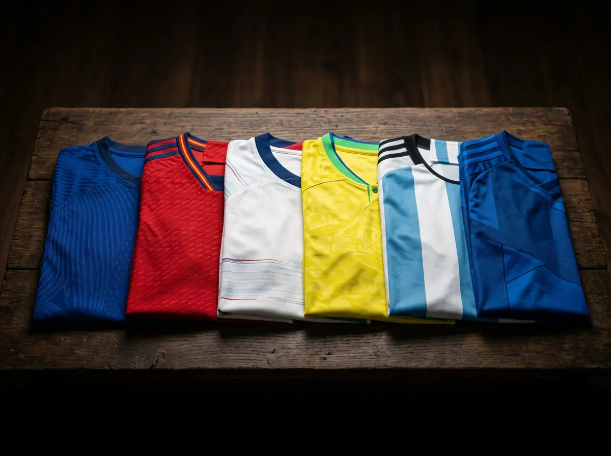 Infographie comparative des six équipes favorites avec statistiques cles et cotes