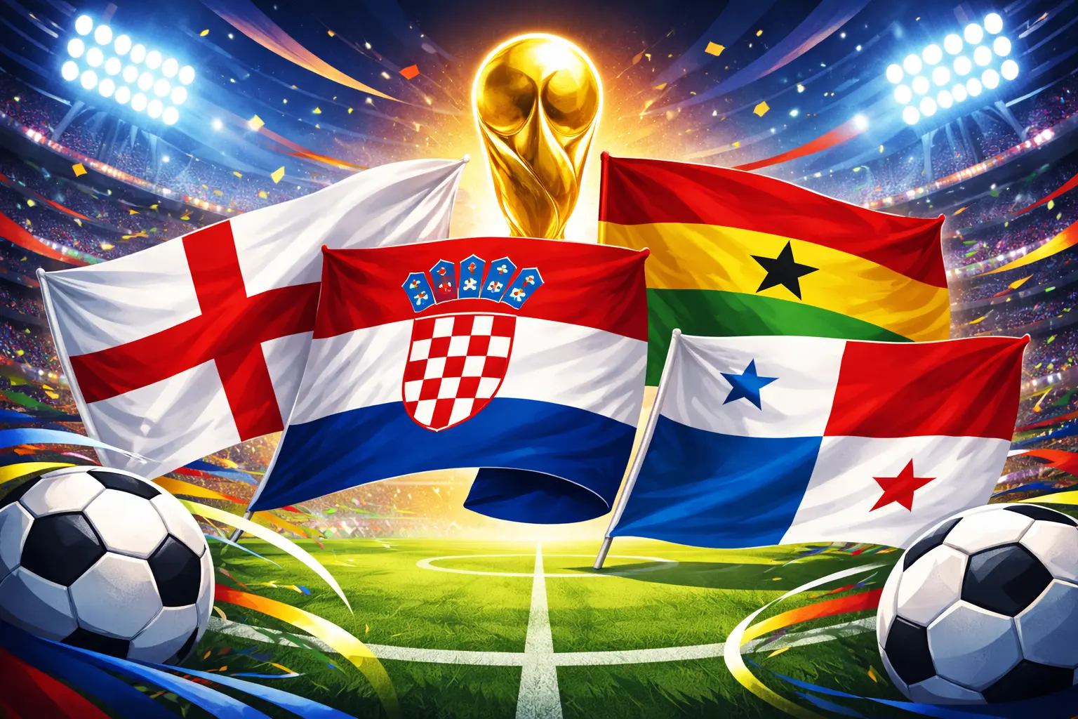 Analyse du groupe L de la Coupe du Monde 2026 avec l'Angleterre, la Croatie, le Ghana et le Panama