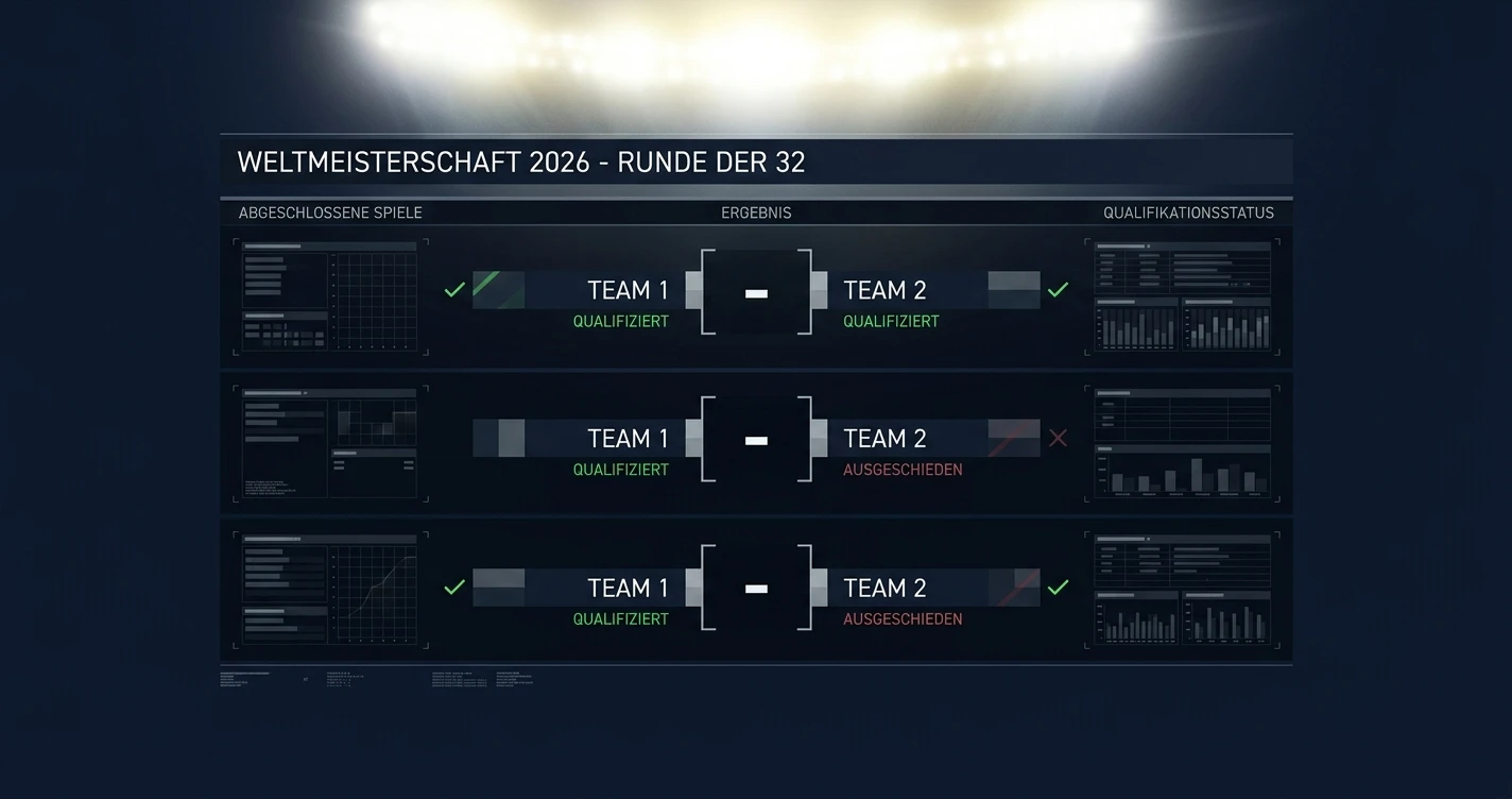 Tableau des résultats des seizièmes de finale de la Coupe du Monde 2026 du 1er juillet