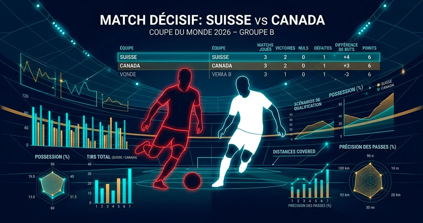 Analyse du match décisif Suisse-Canada du groupe B à la Coupe du Monde 2026